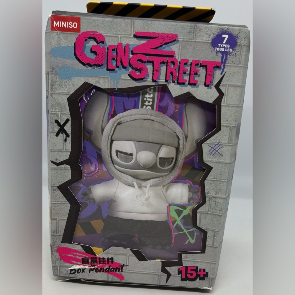 Miniso x Disney Stitch Gen Z Street Series Vinyl Plush, RARE SECRET, CONFIRMED.